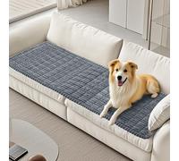 PIGLOG Couch Cover for Dogs Washable, Non Slip Fuzzy Pet Couch Cover Sofa, Thick Soft Sofa Slipcovers Cushion Protector, Pet Friendly