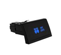 PIGLOLKINY 12V Blue Led Push Button Switch Laser Etched ON Off with Cable Fit for Amarok for VW Campers Car Accessories(Spot Lights)