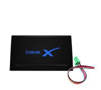 PIGLOLKINY 12V Blue Led Push Button Switch Laser Etched ON OFF With Cable Fit For Amarok For VW Campers Car Accessories(Starlink)