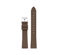 PIGLOLKINY 14mm-18mm Fluororubber Watch Strap For Huawei GT6/5PRO For Longines Universal Men Women Bracelet Wristband(Dark brown,16mm)
