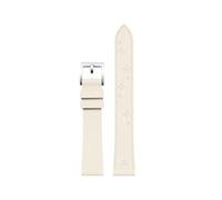 PIGLOLKINY 14mm-18mm Fluororubber Watch Strap For Huawei GT6/5PRO For Longines Universal Men Women Bracelet Wristband(Beige,15mm)