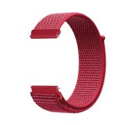 PIGLOLKINY 16/18/20/22mm Nylon Strap Fit For Garmin Forerunner 255S Band Venu 2 Wristband Accessories For 255 Bracelet(Red,20mm)