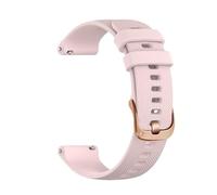 PIGLOLKINY 18/20mm Silicone Watch Band Fit For Garmin Forerunner 165 55 645 245 For Vivoactive 4S 5 3 For Venu Sq 2 Plus(Pink,20mm Universal)