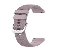 PIGLOLKINY 18mm 20mm 22mm Silicone Strap For Garmin Venu 2 Plus 2S SQ Smart Watch Band For Forerunner 245 255 265 745(Light Purple,22mm Universal)