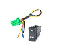 PIGLOLKINY 1PC DC12V -DC24V Dashboard Control Switch Button with Connection Wire Fit for Iveco for Daily 2006-2014 for Massif 2007-2011(Tailgate)