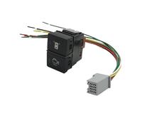 PIGLOLKINY 1pc Dual Key Switch Fog Light Radar Power On Off LED Headlight Button Fit for Honda for URV for CRV for AVANCIER City for Accord(Radar 360)