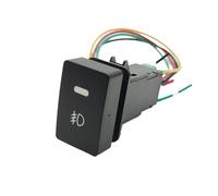 PIGLOLKINY 1Pc LED Light Front Rear Fog Mirror Heating Switch Power On Off Button Fit For Honda For HRV For CRV For VEZEL 2017-2021 DC12V(Front fog light)