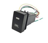 PIGLOLKINY 1Pc LED Light Front Rear Fog Mirror Heating Switch Power On Off Button Fit For Honda For HRV For CRV For VEZEL 2017-2021 DC12V(DRL)