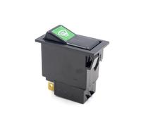 PIGLOLKINY 1PC Truck Excavator Crane Car-Styling Modified Rocker Switch Button Universal Engine Stop+larme/Fan/Power/Wiper/Fog Lamp(White)