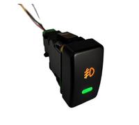 PIGLOLKINY 1Pcs 5-Pin Car Fog Lights Switch Fit for Honda for Accord for Civic CRV with 4-Wires On-Off Button 12V Yellow+Green