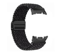 PIGLOLKINY 1pcs Braided Nylon Band For Samsung For Galaxy Watch 8/8 Classic 46mm Magnetic Buckle Colorful Sport Strap(StarBB,For 8 or 8 classic)