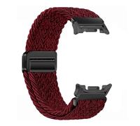 PIGLOLKINY 1pcs Braided Nylon Band For Samsung For Galaxy Watch 8/8 Classic 46mm Magnetic Buckle Colorful Sport Strap(BRBB,For 8 or 8 classic)