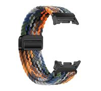 PIGLOLKINY 1pcs Braided Nylon Band For Samsung For Galaxy Watch 8/8 Classic 46mm Magnetic Buckle Colorful Sport Strap(CamouflageBB,For galaxy ultra25)