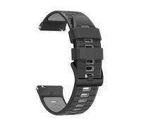PIGLOLKINY 20 22mm Silicone Band For Amazfit Balance 2 Strap GTS 4 Mini/Bip 6 5/GTR 3 Replaceable Wristband(Red Black,1pcs 20MM)