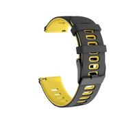 PIGLOLKINY 20 22mm Silicone Watch Strap For Garmin D2 Air X15 Bracelet Forerunner 570 265 255 165 Band(Blue Pink,1pcs 20mm)