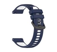 PIGLOLKINY 20 22mm Silicone Watch Strap For Garmin D2 Air X15 Bracelet Forerunner 570 265 255 165 Band(Gun Metal,1pcs 22mm)