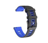 PIGLOLKINY 20 22mm Silicone Watch Strap For Garmin D2 Air X15 Bracelet Forerunner 570 265 255 165 Band(Red Black,1pcs 20mm)