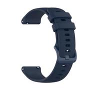 PIGLOLKINY 20/22mm Sports Silicone Watch Strap For Garmin Venu 3 2 Plus Band Forerunner 265 255 Music Vivoactive 4(Midnight blue,20mm Wristband)