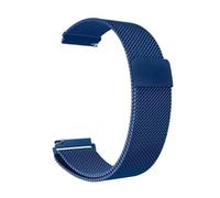PIGLOLKINY 20/22mm Stainless Steel Strap For Garmin Venu 4 3 2 2S 3S/Forerunner 55 158 245 255 645 745 965 970 Band(ML-Blue,20mm Width Band)