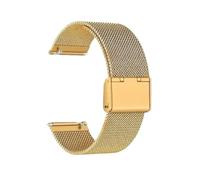 PIGLOLKINY 20/22mm Stainless Steel Strap For Garmin Venu 4 3 2 2S 3S/Forerunner 55 158 245 255 645 745 965 970 Band(KK-Gold,20mm Width Band)