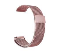 PIGLOLKINY 20/22mm Stainless Steel Strap For Garmin Venu 4 3 2 2S 3S/Forerunner 55 158 245 255 645 745 965 970 Band(ML-Pink,20mm Width Band)