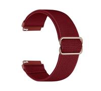 PIGLOLKINY 20mm 22mm Nylon Strap For Xiaomi Watch 5/S4 S3 S2 Breathable Durable Bracelet For Redmi 5 Oneplus Lite-3(Wine red,For other 20mm)