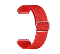 PIGLOLKINY 20mm 22mm Nylon Strap For Xiaomi Watch 5/S4 S3 S2 Breathable Durable Bracelet For Redmi 5 Oneplus Lite-3(Red,For other 22mm)