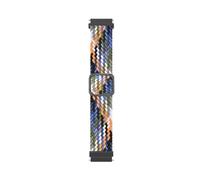 PIGLOLKINY 22/20mm Nylon Loop Watch Strap For Garmin Forerunner 165 265 255 645 245 Woven Watchbands For Venu 3 Sq2 2Plus(Smokey Mauve,1PCS 20mm)