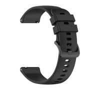 PIGLOLKINY 22/20mm Sport Rubber Watch Band For TicWatch Pro 3 Ultra E3 E2 S2 X GTW 2021 Smartwatch Bracelets Belt Strap(Black23,1pcs 20mm)