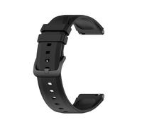 PIGLOLKINY 22mm Silicone Strap Fit For Xiaomi Watch S1/S1 Active Replacement Band For S4 S3 S2(Black)