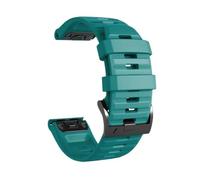 PIGLOLKINY 26 22mm Quick Fit Strap For Garmin Instinct 2X Solar Forerunner 970 965 955 Sport Bands Fenix 8 E 7 7X 6 6X Pro 5 5X(Lake blue,26mm QuickFit)