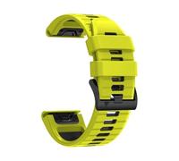 PIGLOLKINY 26 22mm Quick Fit Strap For Garmin Instinct 2X Solar Forerunner 970 965 955 Sport Bands Fenix 8 E 7 7X 6 6X Pro 5 5X(Green Black,22mm QuickFit)