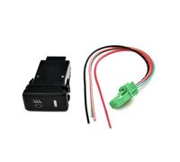 PIGLOLKINY 39mm OEM Dual Push On Off Switch Button LED Lightbar Fog Light Fit for Toyota for FJ Cruiser for Tacoma for Tundra 1.54" X 0.83"