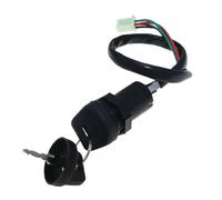 PIGLOLKINY ATV Ignition Key Switch Universal 2 Wires Keys Start Lock For Go Kart Scooter Motorcycle Quad