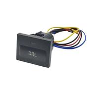 PIGLOLKINY Car Red LED DRL Light Packing Radar Power On Off Camera Mirror Switch Button Fit for Ford for Focus 2 Mk2 2009 2010 2011 Accessories(DRL Light)