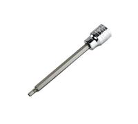 PIGLOLKINY Drillforce 3/8" Drive Torx Hexagon Spline Socket Bits CR-V 110mm Long Adapter Torque Spanner Ratchet Wrench Home Repair Tools(T40x110mm)