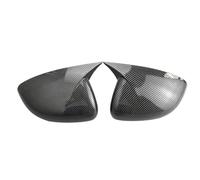 PIGLOLKINY Fit For Mercedes For Benz A Class CLA W177 C118 2019-2021 Car Rearview Side Mirror Cover Sticker Wing Cap Exterior Door Case Trim(Carbon)