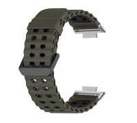 PIGLOLKINY Fit For Xiaomi For Redmi 5 4 Marine Sport Band For Miband 9 8 Pro Two Color Elastic Breathable Silicone Bracelet(Mixed Color,For redmi 5)