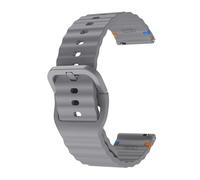 PIGLOLKINY For Garmin Approach J1/Venu 4 3 2 45mm/Forerunner 570 265 255 165/Vivoactive 6 5 Rubber Band Bracelet 20 22mm(Gray,1pcs 22mm)