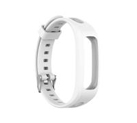 PIGLOLKINY For Huawei Band 3E & 4E Wrist Strap For Honor 4 Running Version Smart Wristbands Watch Soft Silicone Bracelet(White,For Honor Band 4 Running)