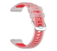PIGLOLKINY For Huawei Watch Fit4 Pro/Fit 4-3-2 New-SE-Special Edition Jelly Colors Strap Bracelet With Adapter(2 Red,For Huawei Watch Fit 2)