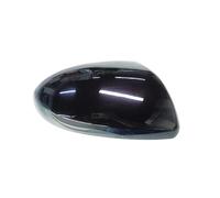 PIGLOLKINY Hatchback Rearview Decoration Fit For Mazda 2 For DEMIO 2007-2014 Mirror Cover Housing Lid Case(R Black)