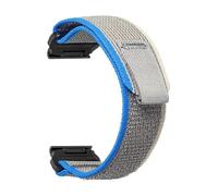 PIGLOLKINY Nylon Watch Band For Garmin Quickfit 20 22 26mm Strap Compatible With Fenix/Tactix/Forerunner(HGA140GRY,22mm)