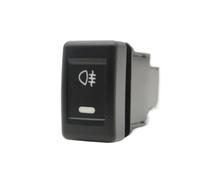 PIGLOLKINY Power Supply Car LED Light Rear Fog Switch Heating Button Lamp Radar Detector Use Fit for Isuzu KV100 700P(Rear Fog Lights)