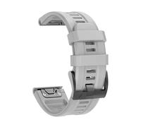 PIGLOLKINY QuickFit 22/26mm Strap for Garmin Epix Gen 2 Fenix 7 7X 5Plus 6XPro Enduro Bracelet Watchband(LightGray,For Forerunner 955)