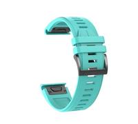PIGLOLKINY QuickFit 22mm 26mm Strap For Garmin Descent G2 Instinct 3 E 45mm 50mm Fenix 8 7 7X/Tactix 7pro/Enduro Bracelet(Duck Green,1PCS 22mm)