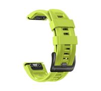 PIGLOLKINY QuickFit 22mm 26mm Strap For Garmin Descent G2 Instinct 3 E 45mm 50mm Fenix 8 7 7X/Tactix 7pro/Enduro Bracelet(Green 2,1PCS 26mm)