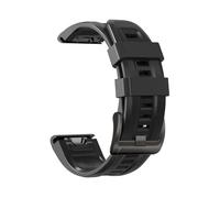 PIGLOLKINY QuickFit 22mm 26mm Strap For Garmin Descent G2 Instinct 3 E 45mm 50mm Fenix 8 7 7X/Tactix 7pro/Enduro Bracelet(Black 2,1PCS 22mm)