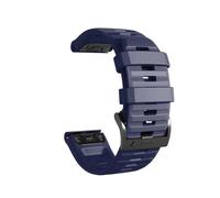 PIGLOLKINY QuickFit 22mm 26mm Strap For Garmin Descent G2 Instinct 3 E 45mm 50mm Fenix 8 7 7X/Tactix 7pro/Enduro Bracelet(Midnight blue 1,1PCS 22mm)
