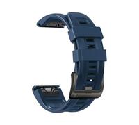 PIGLOLKINY QuickFit 22mm 26mm Strap For Garmin Descent G2 Instinct 3 E 45mm 50mm Fenix 8 7 7X/Tactix 7pro/Enduro Bracelet(Midnight blue 2,1PCS 22mm)